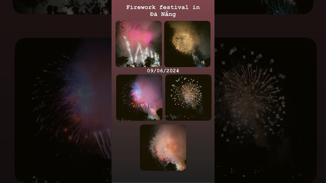 Firework Festival in Đ&agrave; Nẵng #danang #reviewdanang #vietnamtraveltips