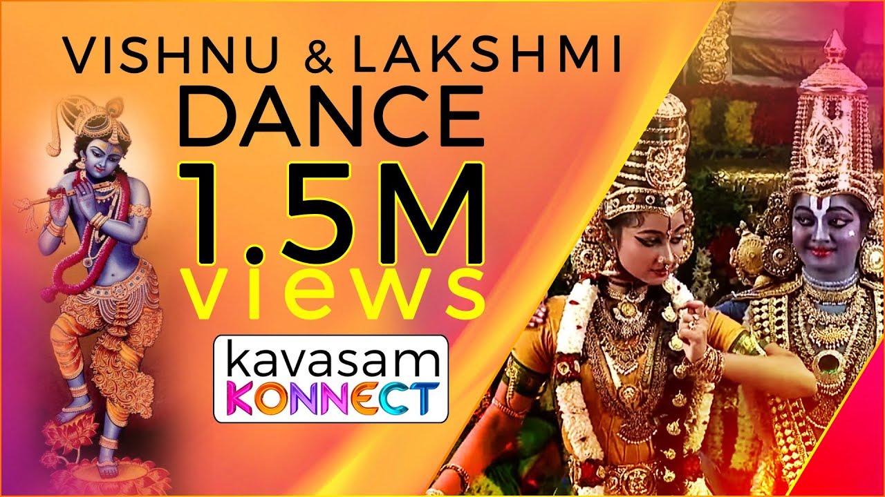 Most beautiful Vishnu and Lakshmi dance ever - Sri Rangamannar Andal II Kavasam Bhakthi