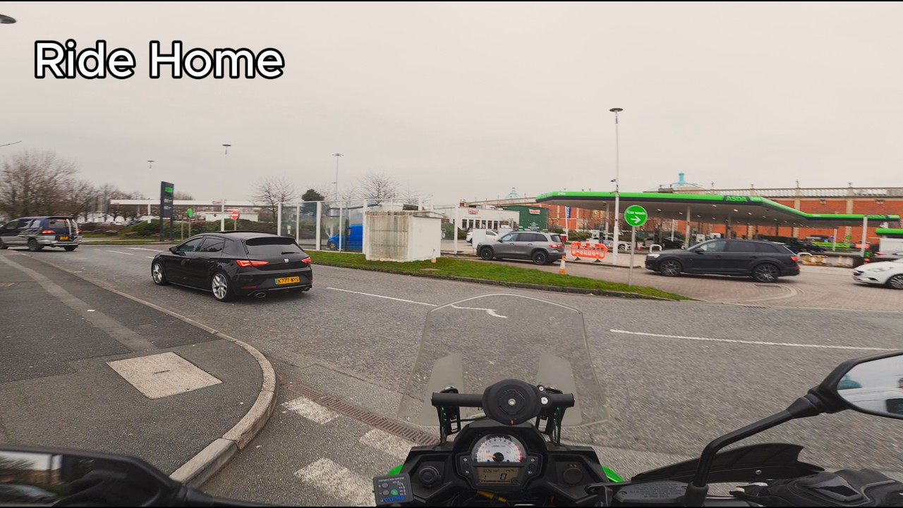 Versys 650 POV Ride Home | Fuel, Coffee & Trafford Ride | DJI Action 6