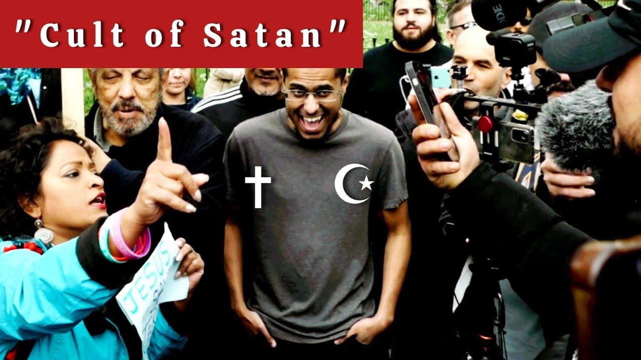 Muslims Confront Brave Christian Woman - Speakers Corner #religion