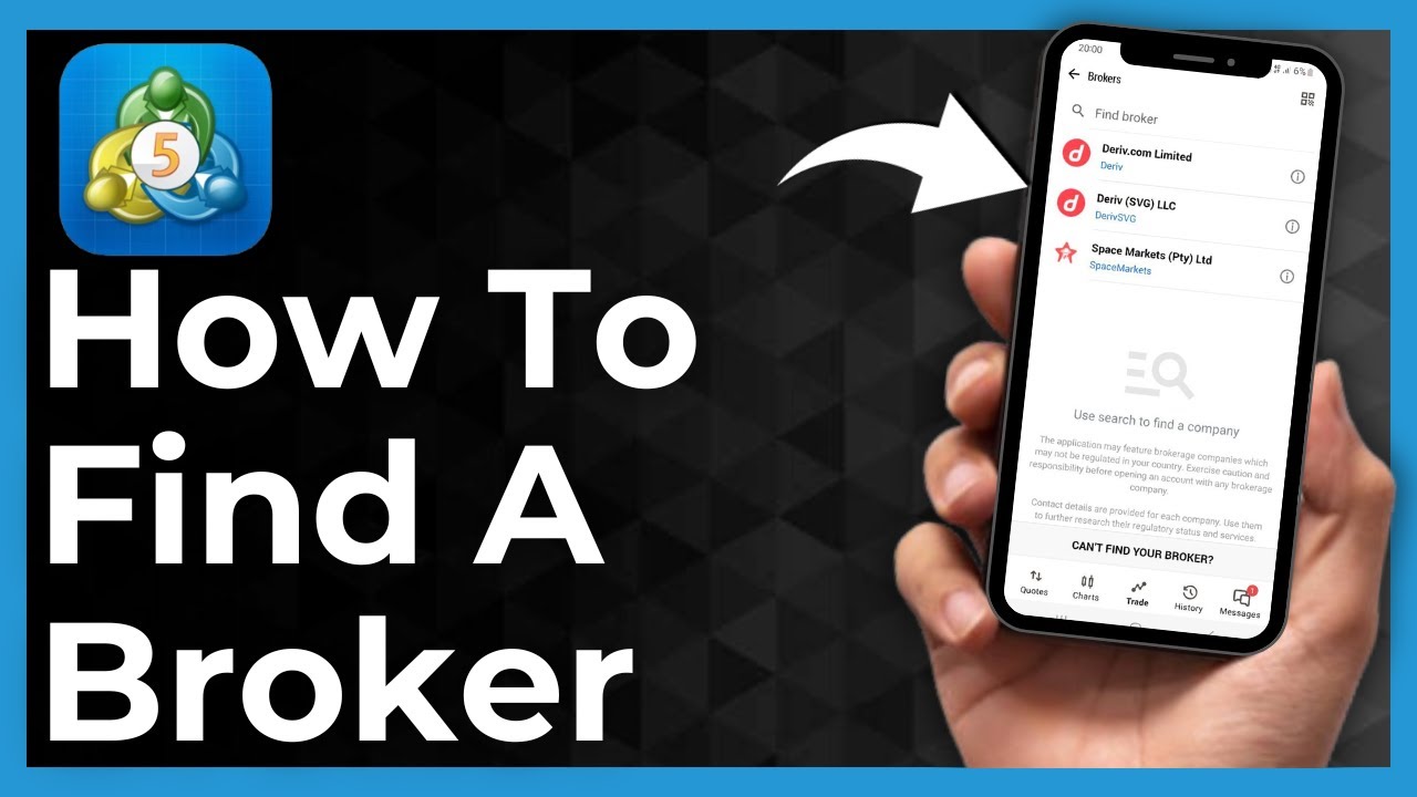 How To Find A Broker On Metatrader 5 Mobile
