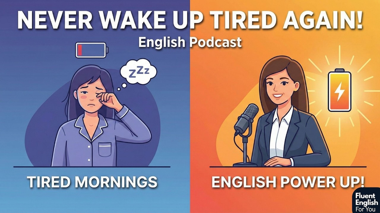 NEVER Wake Up Tired Again! Your English Morning Power Up | English Podcast