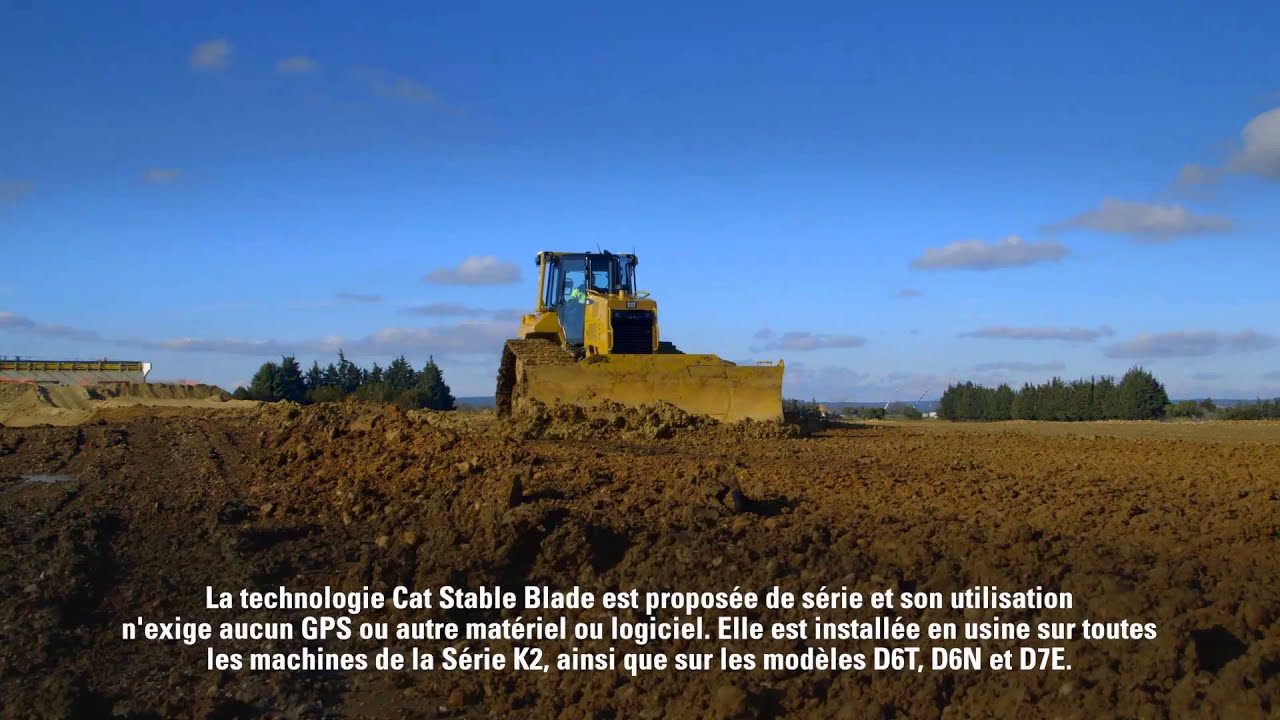 Technologie GRADE pour tracteur Cat&reg;  | Stable Blade