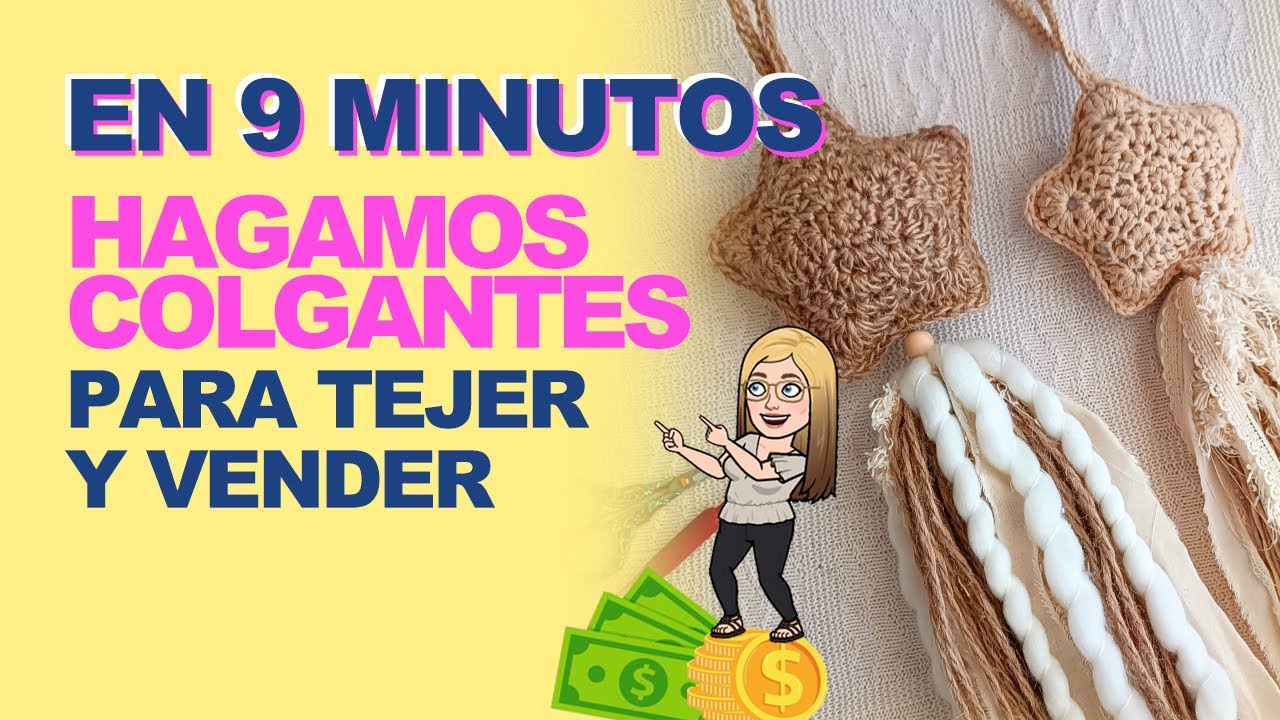 Preparate para SORPRENDER a TODOS con este hermoso colgante decorativo de estrella tejido a crochet!
