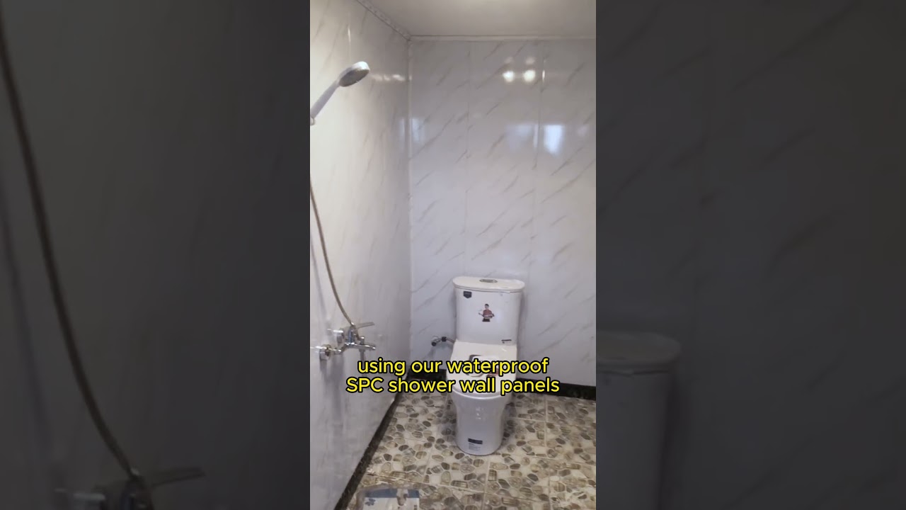 SPC wall panels, waterproof bathroom wall panels #spcwallpanel
