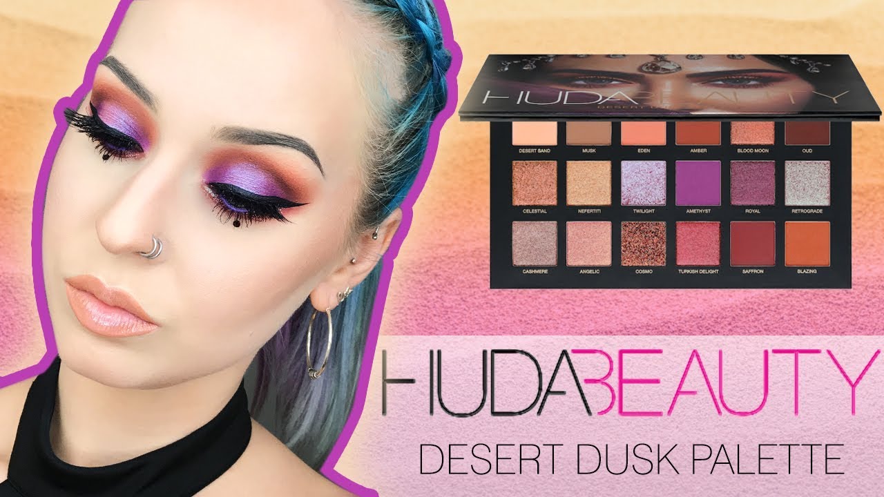 Huda Beauty DESERT DUSK Palette Makeup Tutorial