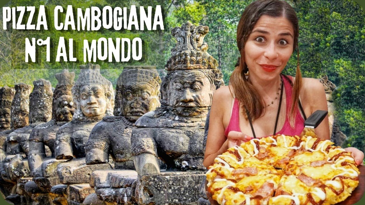 Pizza Cambogiana n°1 al mondo + Street food in Cambogia 2° parte
