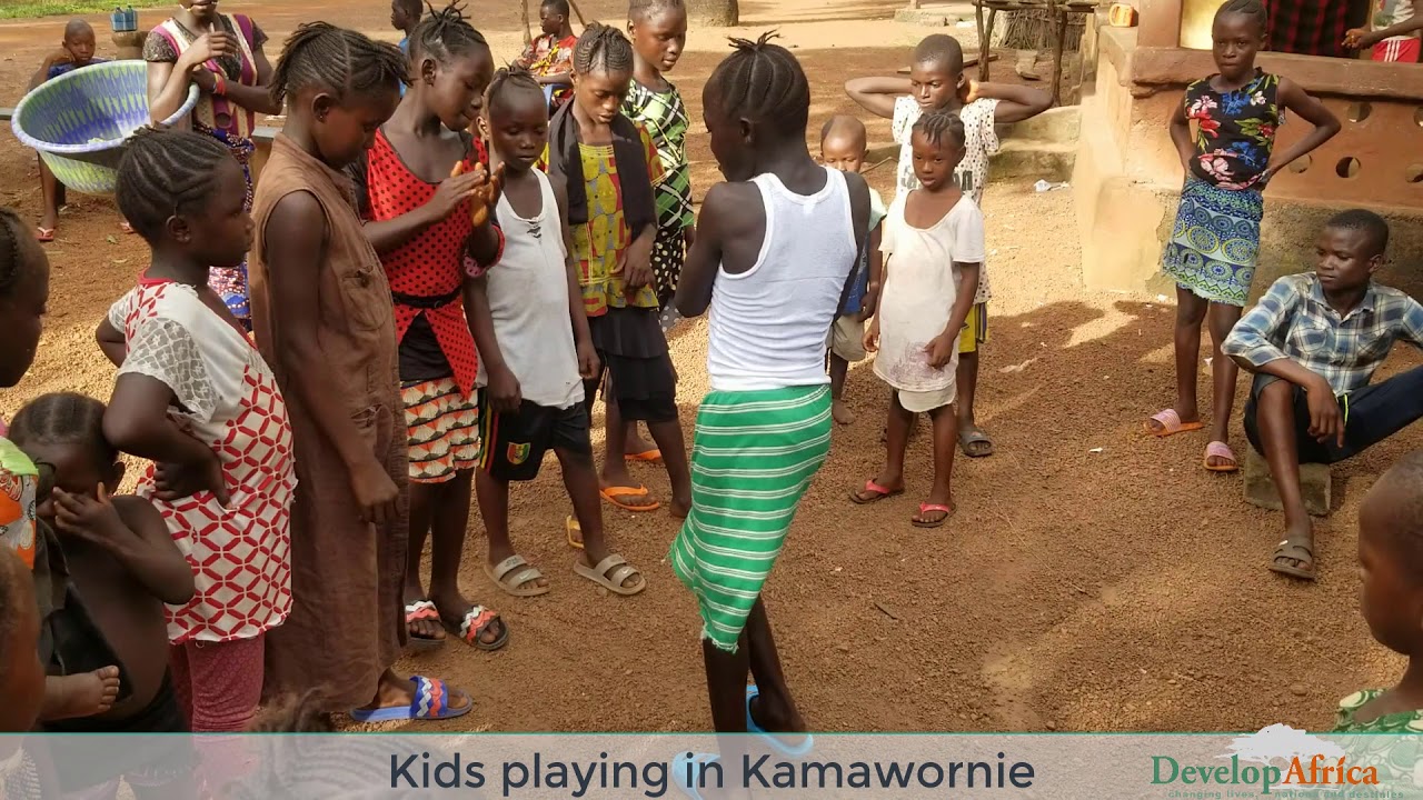 African Kids Playing in Sierra Leone - Let's Take a Break!