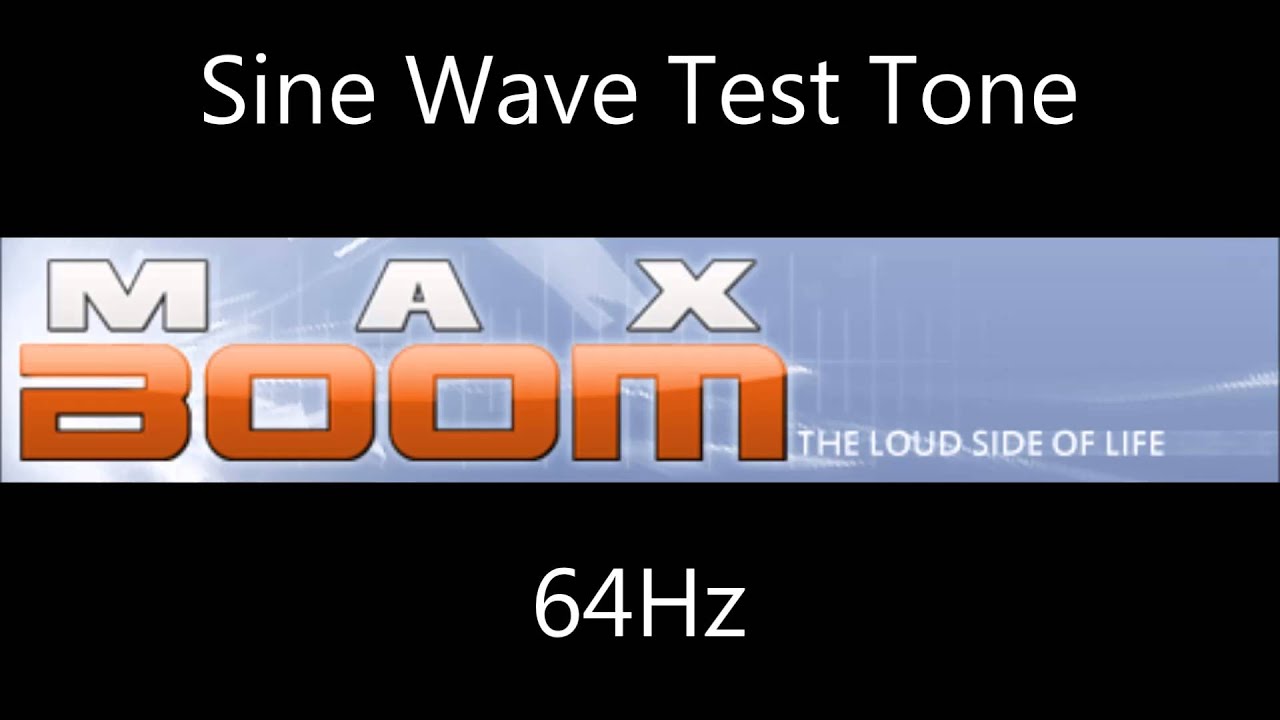 64Hz 0dBFS Sine Wave Test Frequency Hertz #64hz #spl