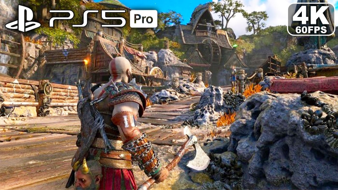 God Of War Ragnarok PS5 PRO Gameplay 4K 60FPS