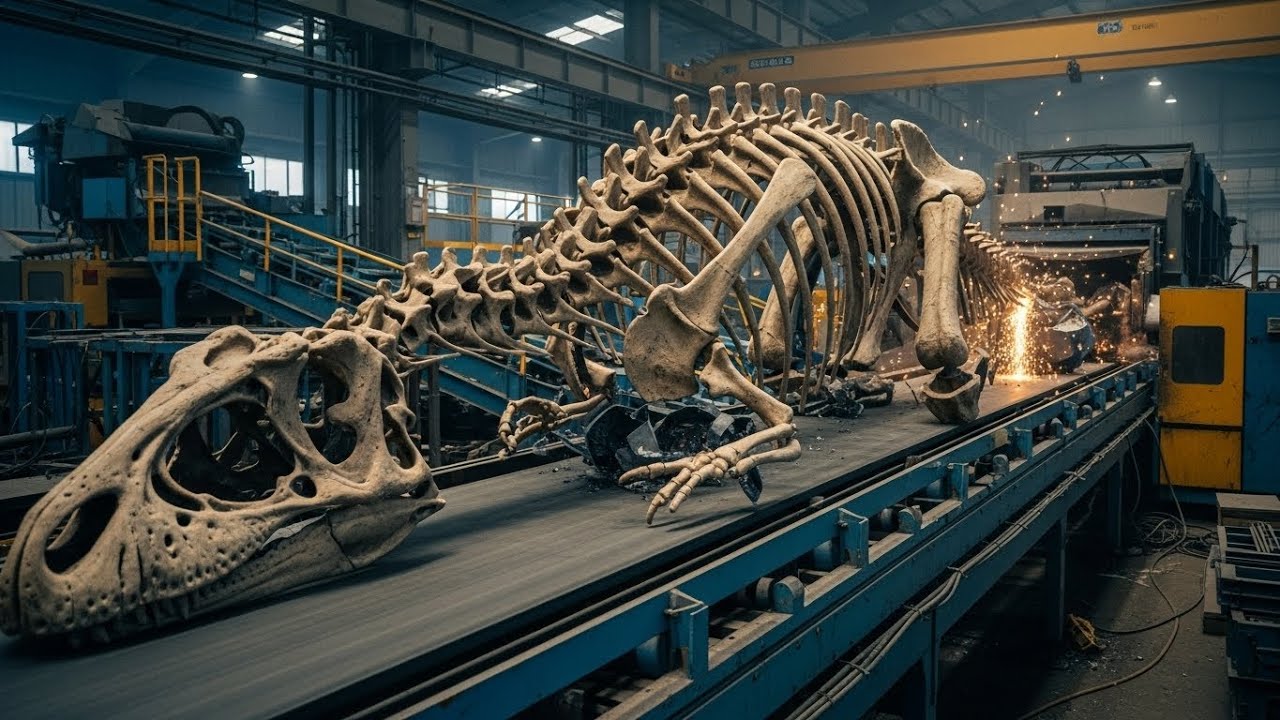 Inside the Astonishing Process of Creating Realistic Dinosaur Skeletons from Scratch