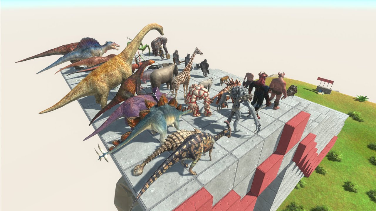 Deadly stairs - Animal Revolt Battle Simulator