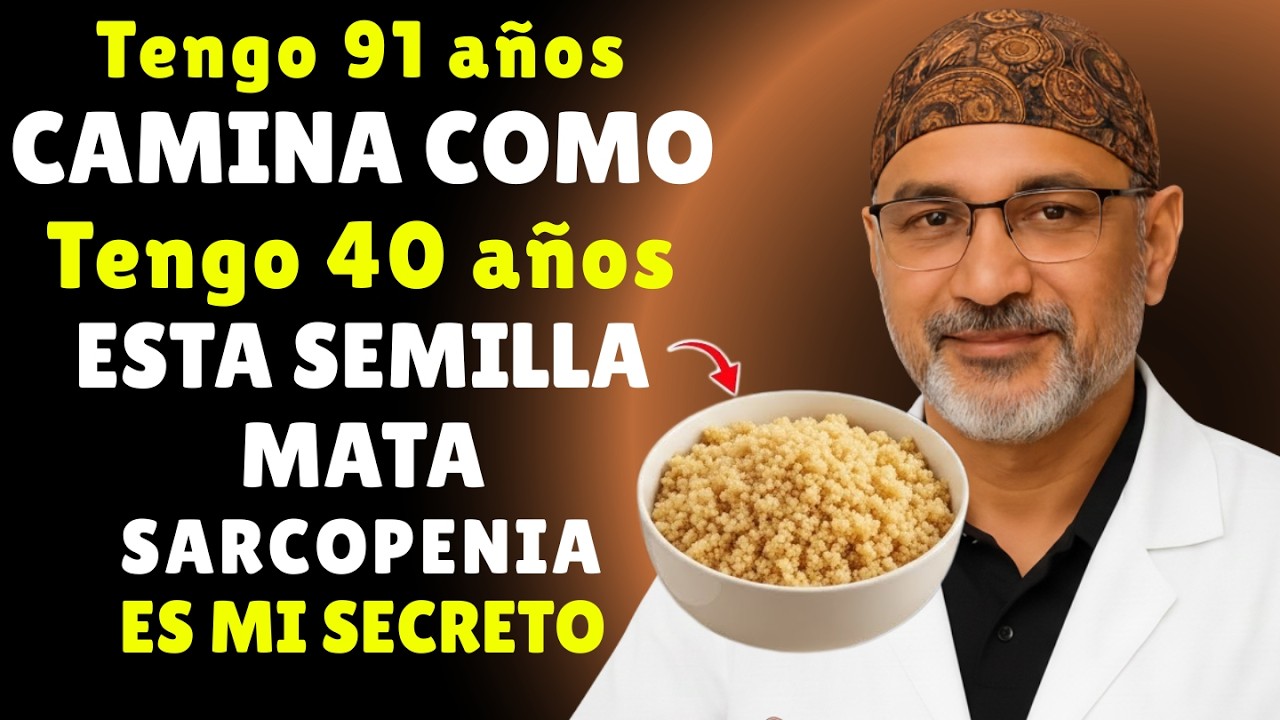 Esta semilla tiene más proteína que los huevos y combate la sarcopenia rápidamente
