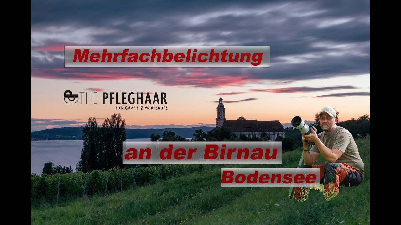 Belichtungsreihe. Fotografieren ohne Verlauffilter an der Birnau!