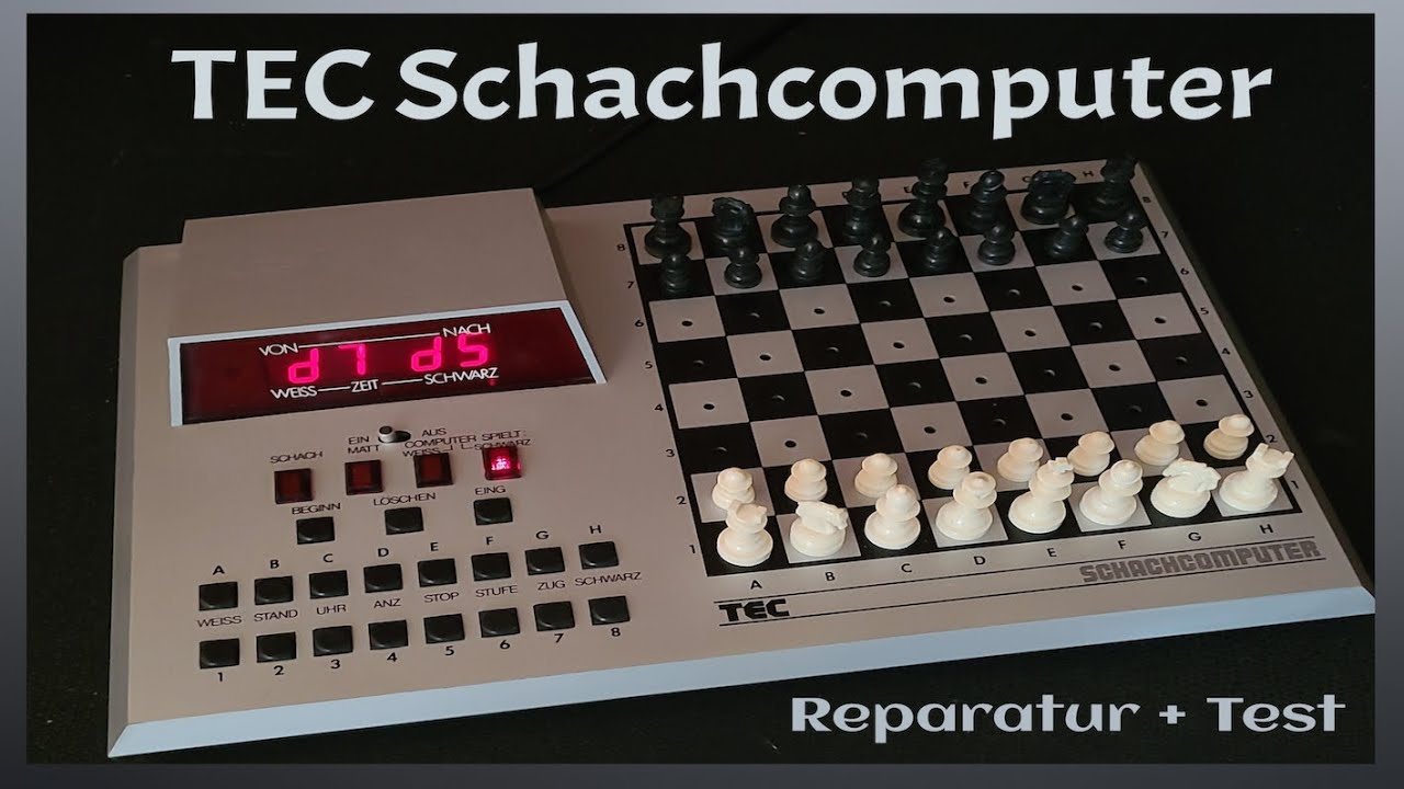 TEC Schachcomputer Reparatur und Test