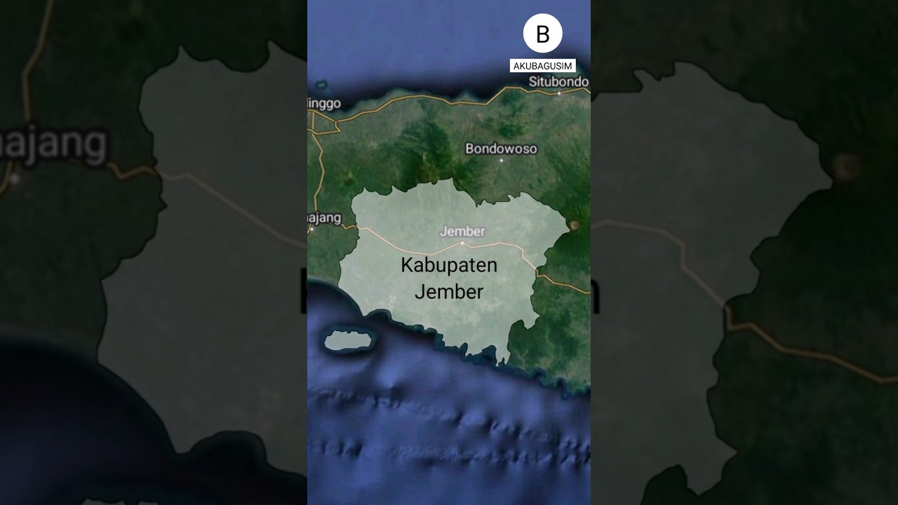Geografi Kabupaten Jember, Provinsi Jawa Timur, NKRI🇮🇩