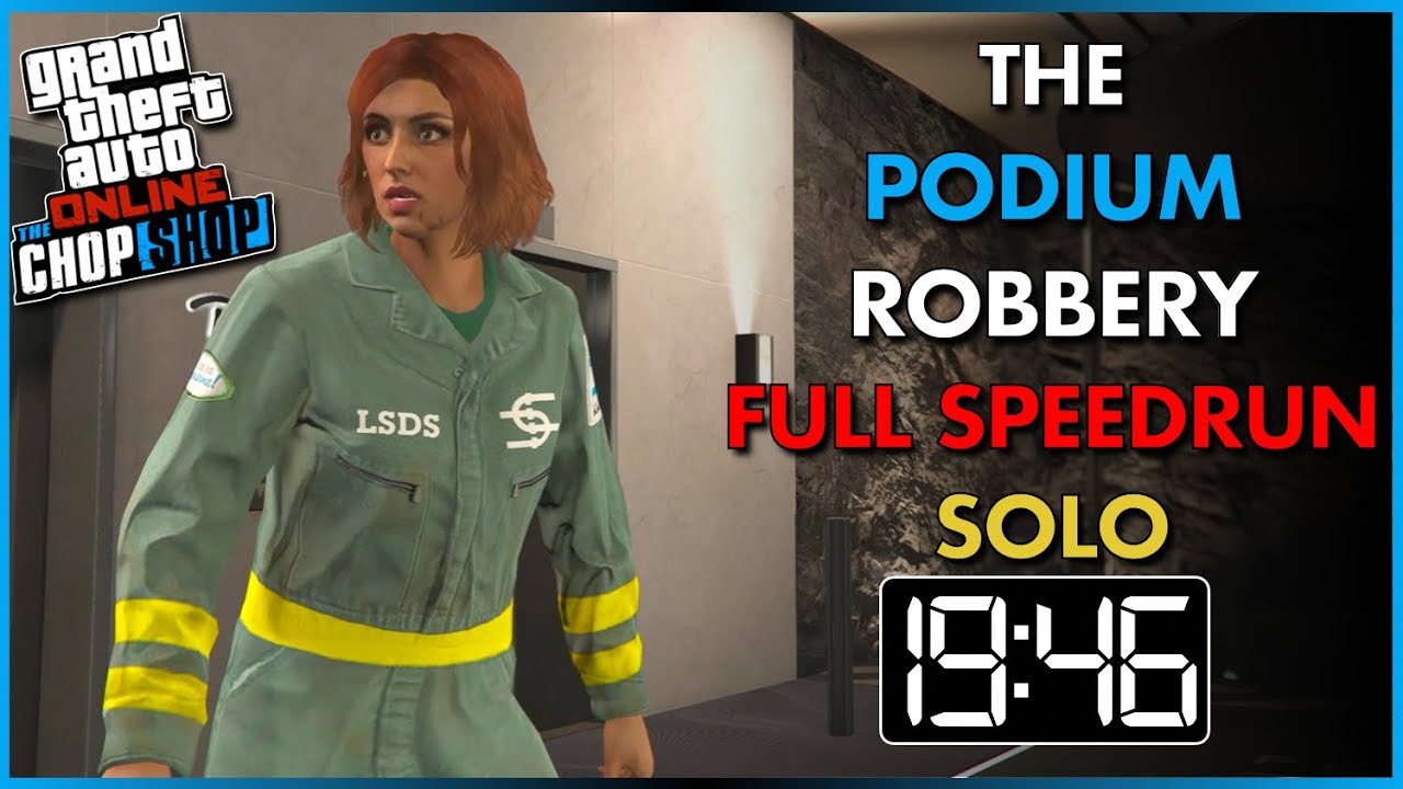 The Podium Robbery FULL Speedrun Solo (19:46 | World Record) In SNOW