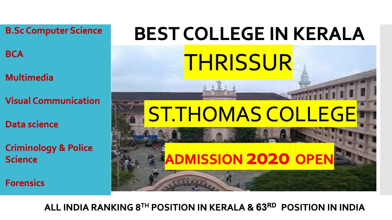 Career Guidance | Best Degree Courses after 12th | Best Courses after 12th | St.Thomas College 2020