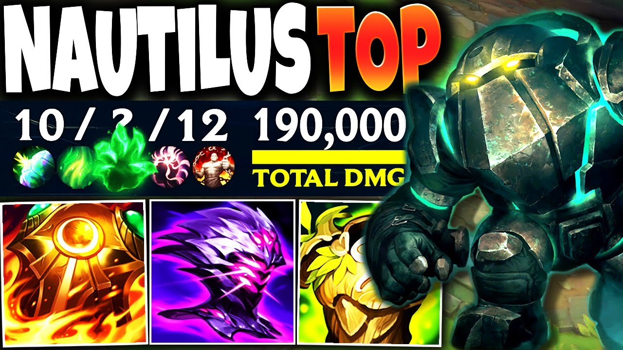 My Immortal Nautilus Top Build teaching HOW TO CARRY: 190.000+ TOTAL DMG 🔥 LoL Nautilus s13 Gameplay