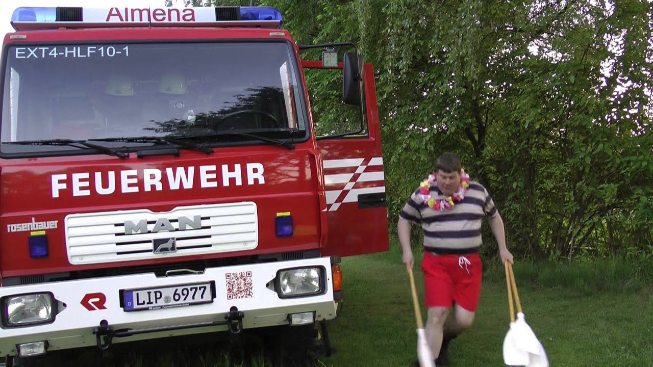 Cold Water Challenge 2014 der L&ouml;schgruppe Almena, Extertal