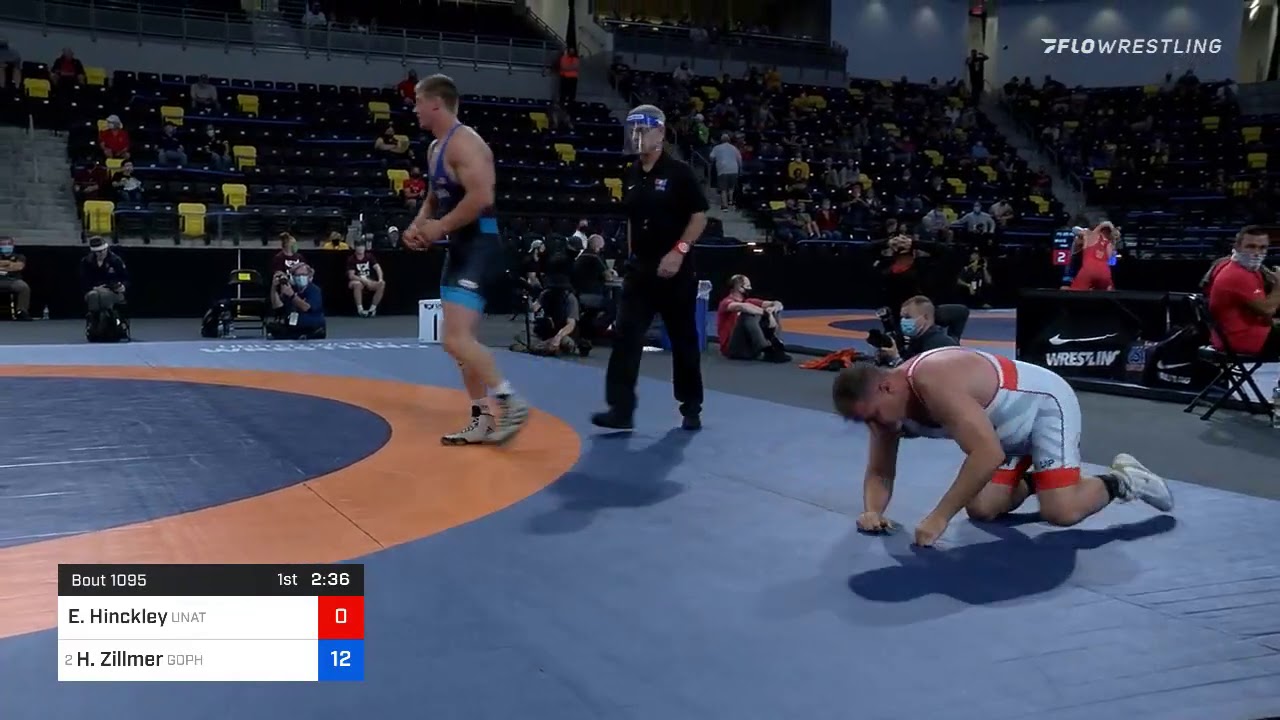 97 Kg Rnd Of 32 Erik Hinckley Unattached Vs Hayden Zillmer Gopher Wrestling Club RTC