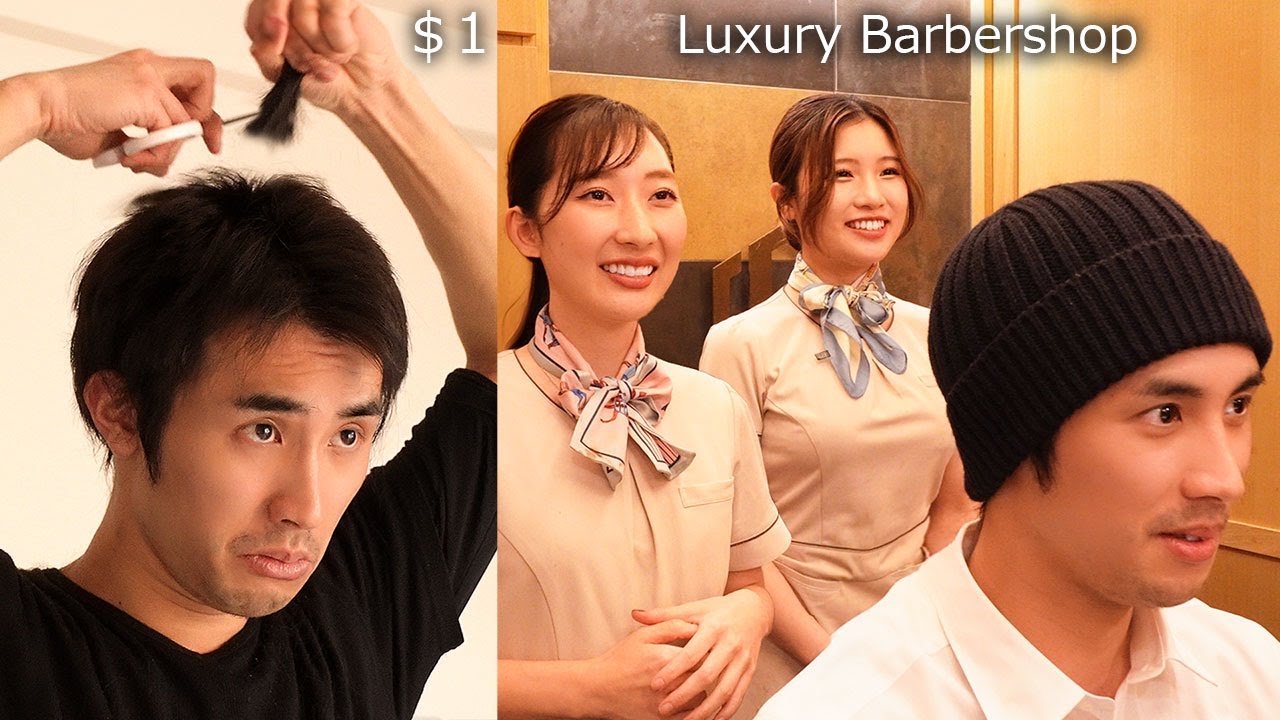 1＄ vs Услуги парикмахерского салона класса люкс💈ASMR