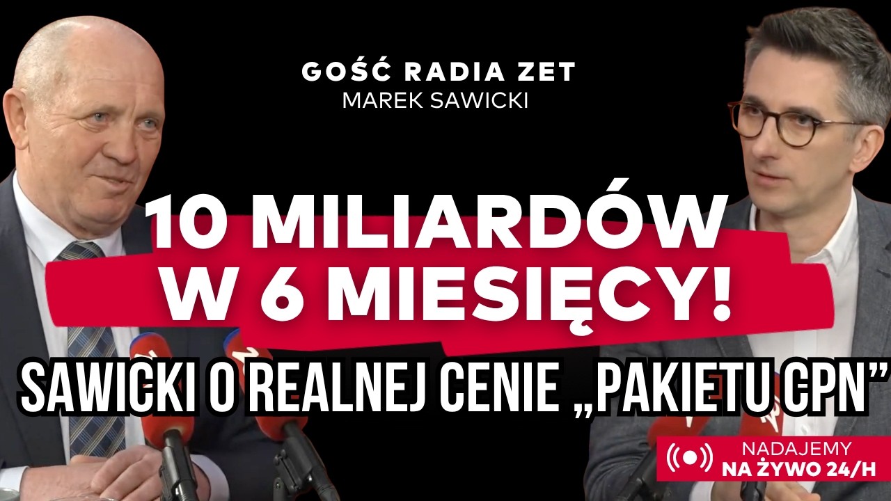 Sawicki o cenach paliw: 10 MILIARD&Oacute;W strat przez pakiet CPN? &bdquo;Będą poważne obciążenia budżetowe&rdquo;