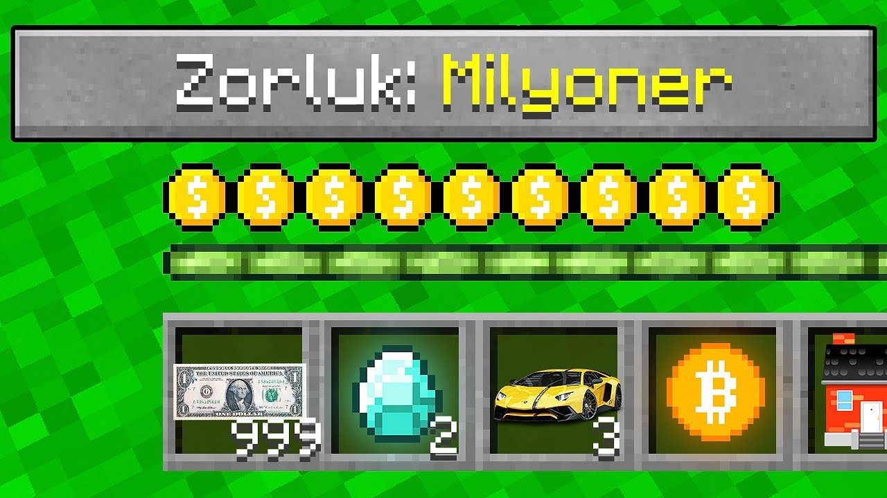 MİLYONER ZORLUK SEVİYESİ - Minecraft