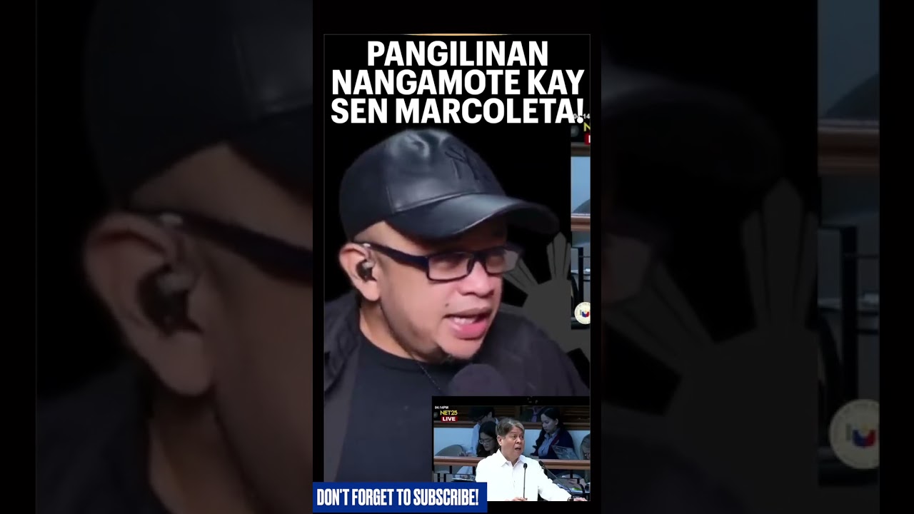 PANGILINAN NANGAMOTE KAY SEN MARCOLETA!