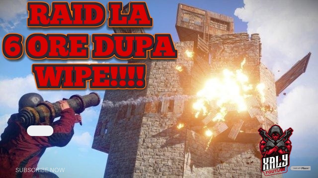 AM DAT RAID IN PRIMELE 6 ORE DUPA WIPE !!!!!! RUST ROMANIA