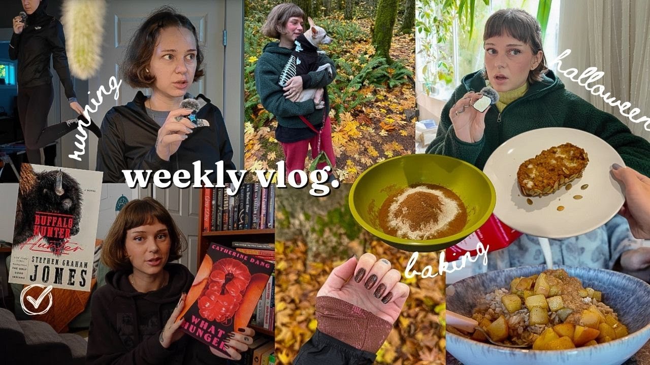 cozy fall cooking + baking, running, & my november tbr 🍂📚🍎