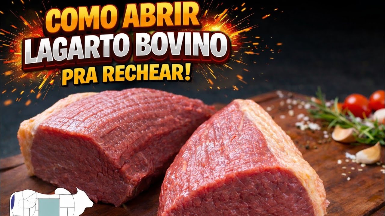 como abrir lagarto bovino para rechear 