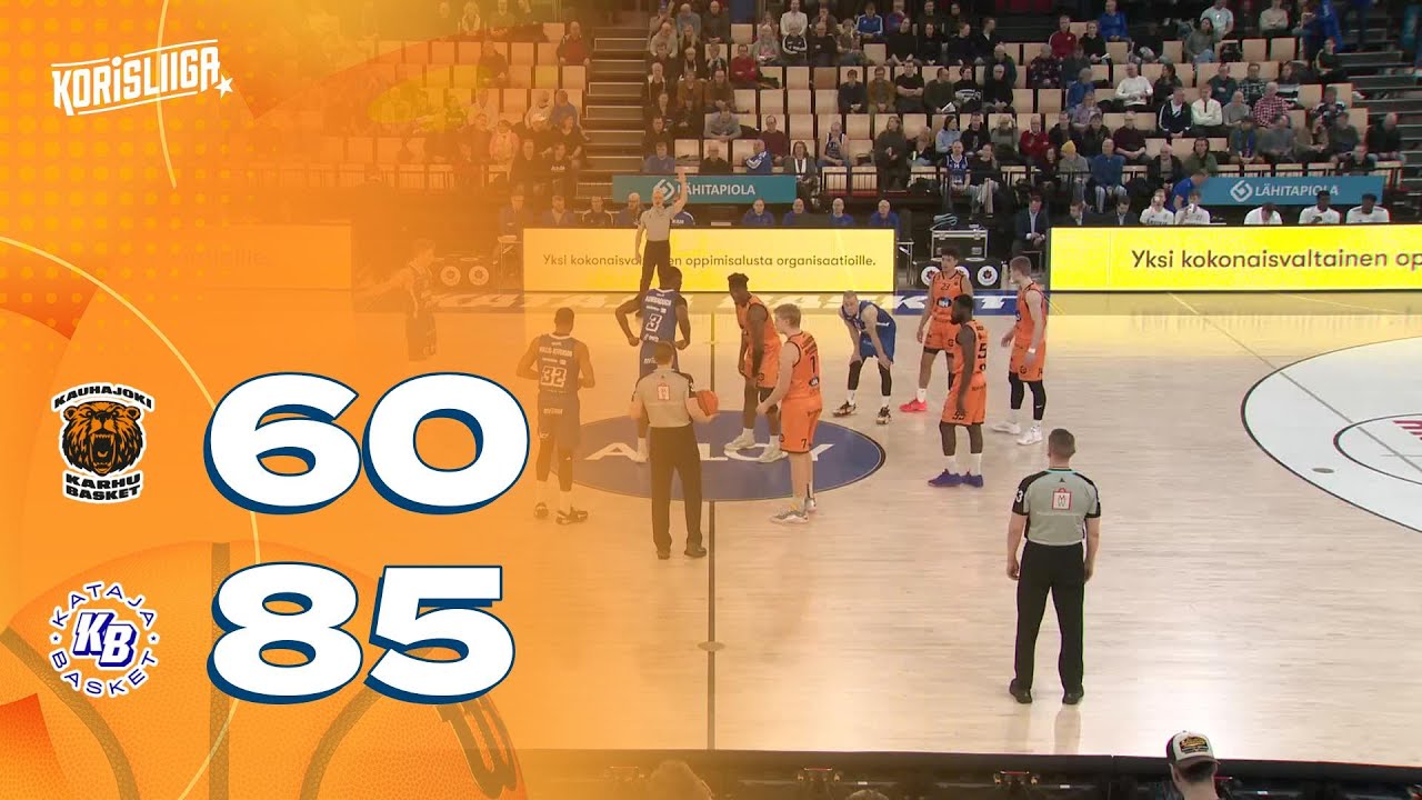 Kataja Basket vs. Kauhajoki - Game Highlights