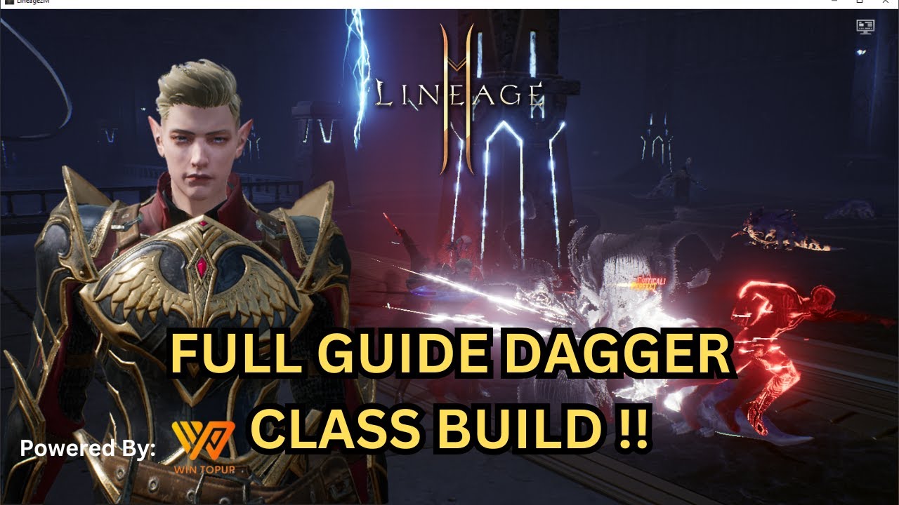 Full Guide Dagger Class Build Assassin Lineage 2M | Status | Skill | Eguip | Avatar !! #lineage2m