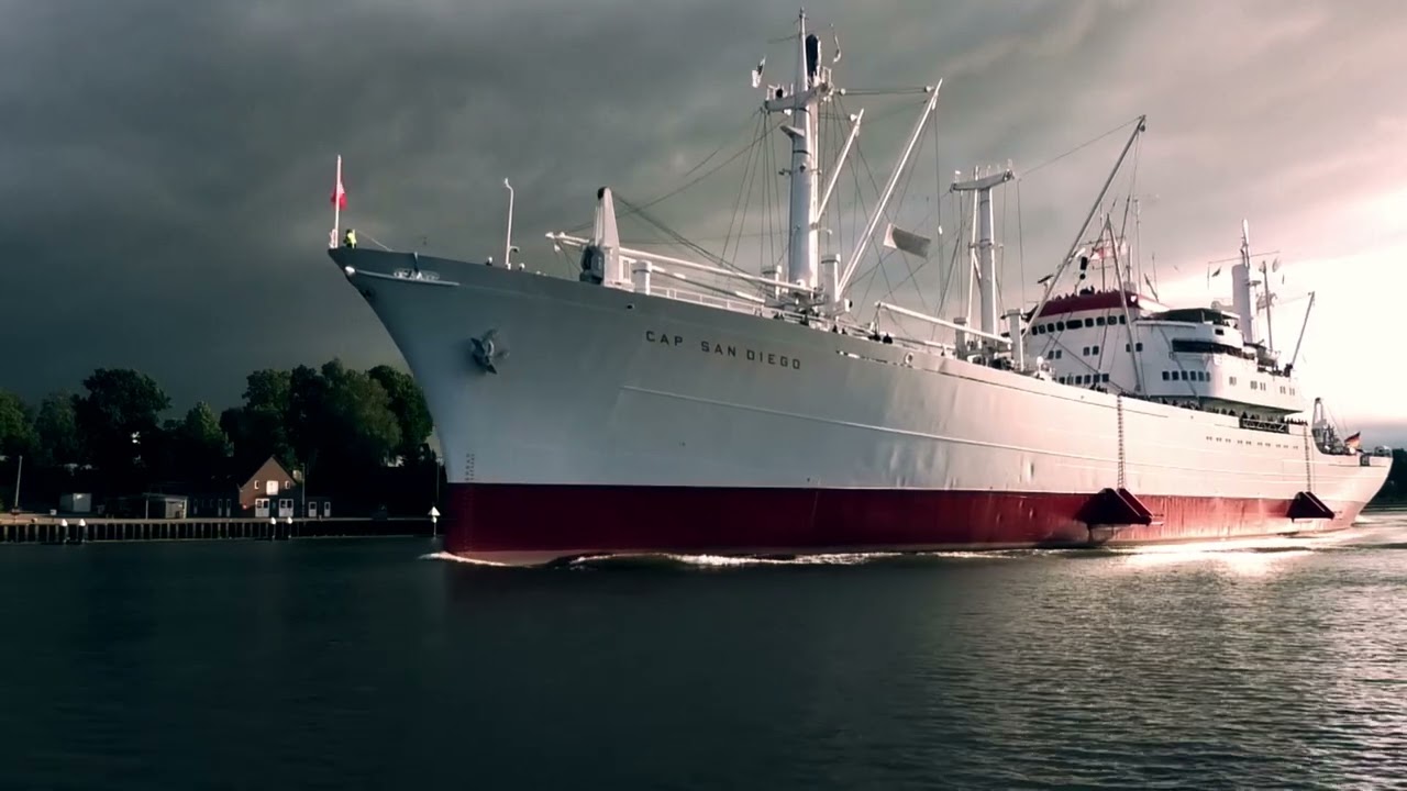 CAP SAN DIEGO - Ankunft 2022 in Rendsburg am Nord-Ostsee-Kanal