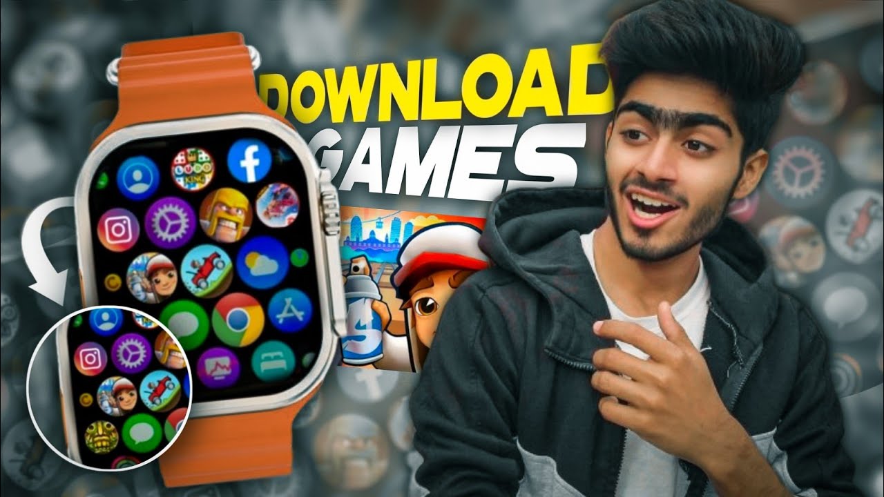 How To Download Games In T800/T900 Ultra Smart Watch🔥😱| Install Games in DZ09/T800 Ultra Smartwatch