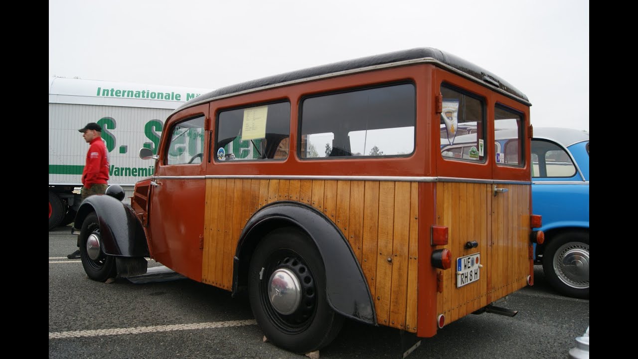 DKW IFA F8 AWZ ZWICKAU DDR OLDTIMER Holzkarossrie classic PKW KOMBI AUDI