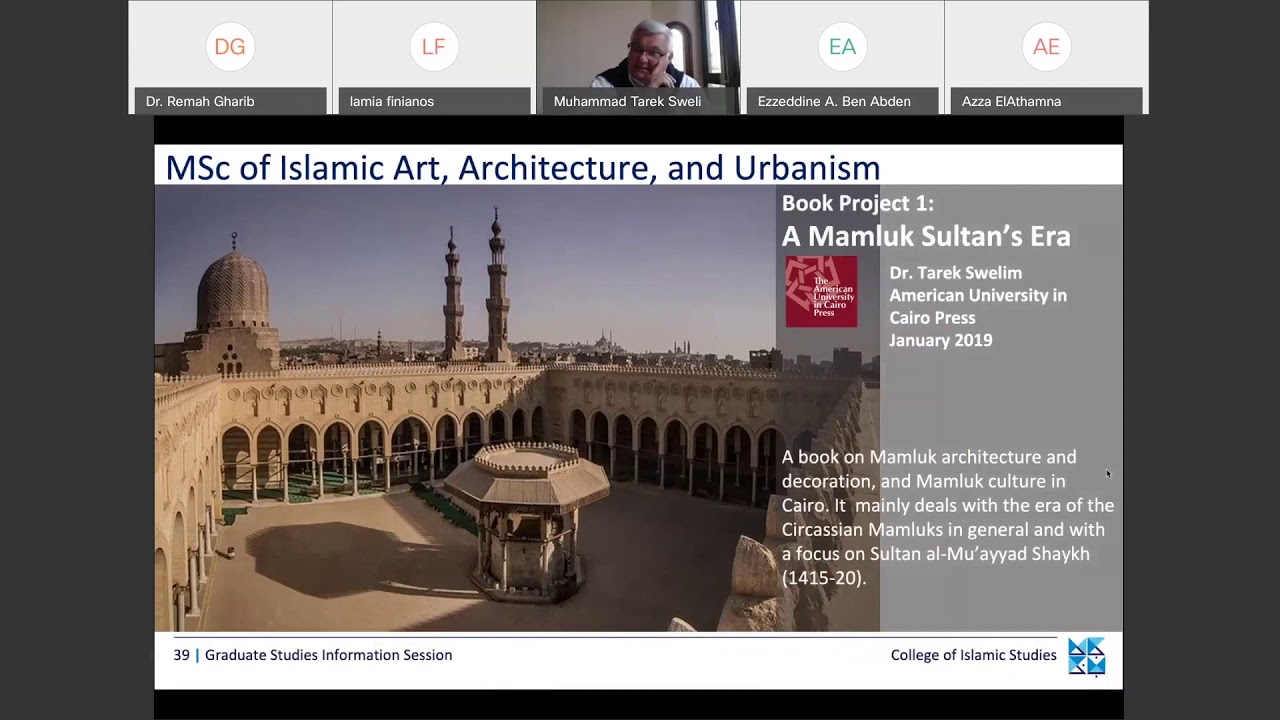 #HBKU_CIS​​: MA in Islamic Art, Architecture and Urbanism