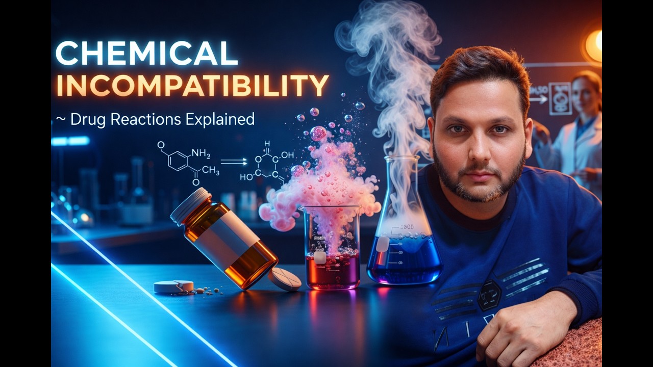 Chemical Incompatibility in Pharmaceutics | Definition, Types, Examples & Reactions (B.Pharm / GPAT)