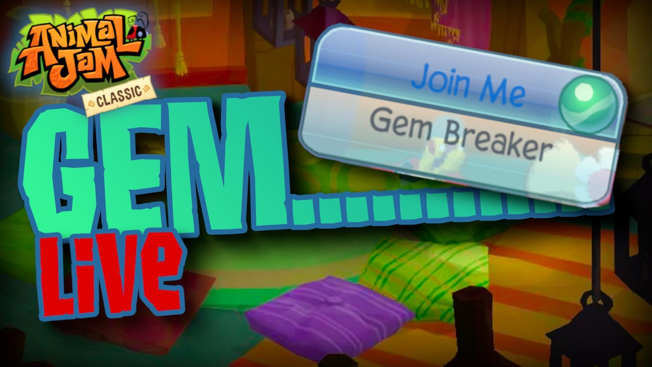 Animal Jam Livestream! | gem breaker stream..........