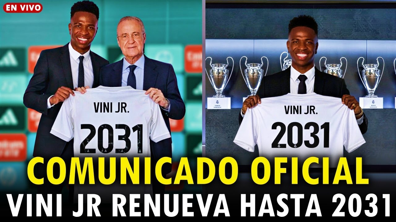 ¡ES OFICIAL! ¡VINICIUS RENUEVA HASTA 2031! ¡PUEDES CELEBRARLO! ¡NOTICIAS DEL REAL MADRID!