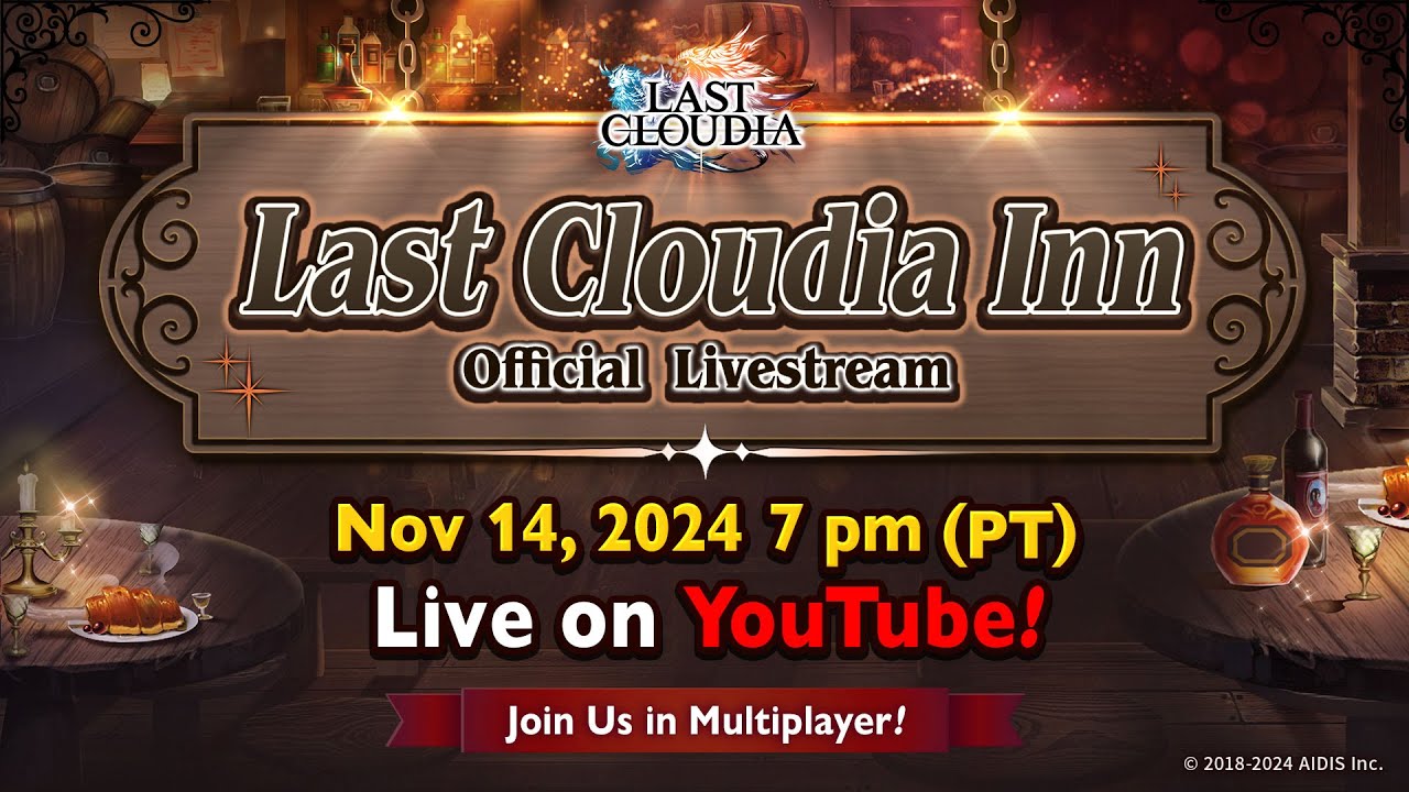 The Last Cloudia Inn: Official Livestream (Live on Nov 14, 2024!)