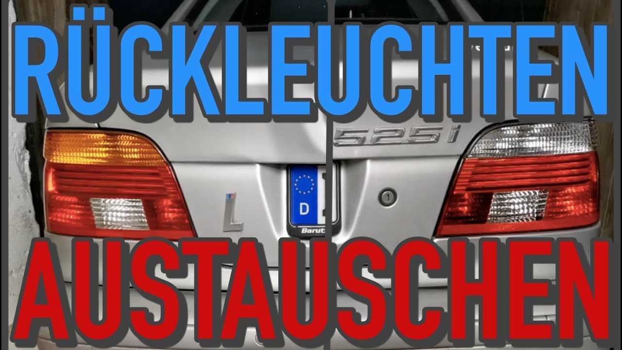 BMW E39 Rückleuchten umbauen auf LED Klarglas | KrisGarage