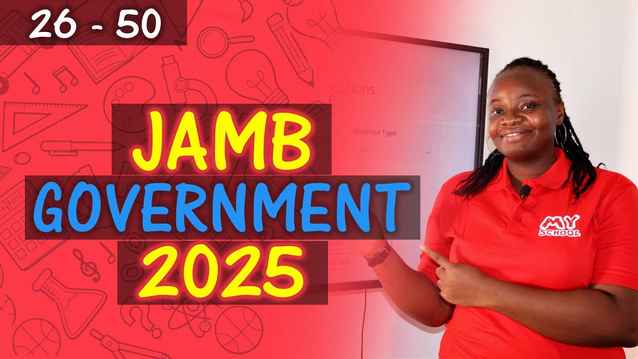 JAMB CBT Government 2025 Past Questions 26 - 50