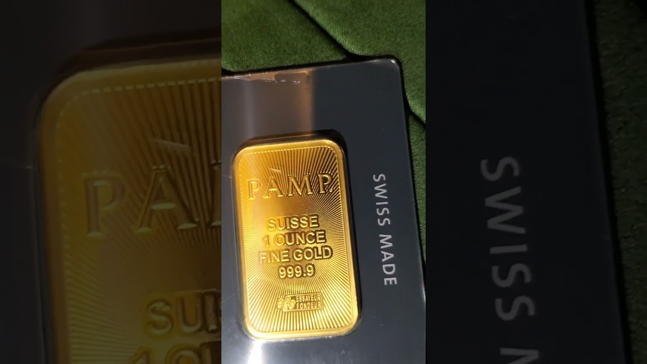 1 OZ PAMP SUISSE FINE GOLD BAR (2023 New Design)