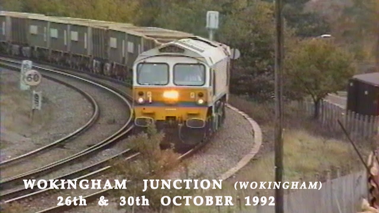 BR in the 1990s Wokingham Junction Wokingham on 26th & 30th October 1992