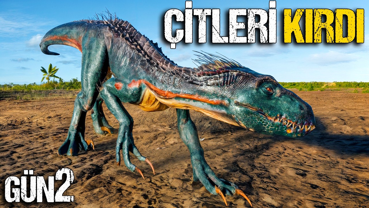 HAYVANAT BAHÇEMİZE VAHŞİ İNDORAPTOR ALDIK ÇİTLERİ KIRDI ! | Jurassic World Evolution 3 (BÖLÜM 2)
