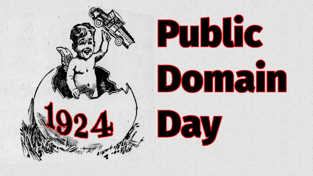 Public Domain Day. Time to free 1924 🎉