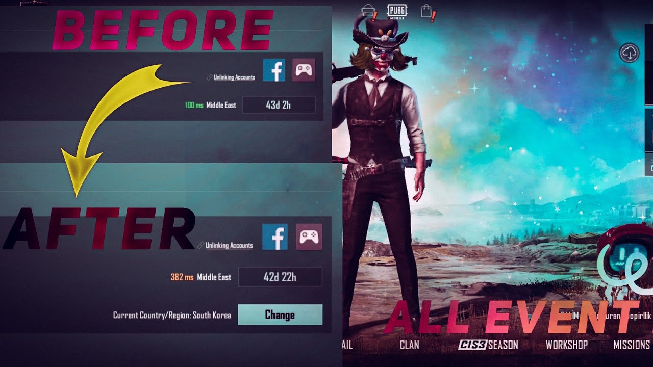 How To Get Event In Old Account PubG KR || Event Back || Region Change || Best Method || Solved ❣️