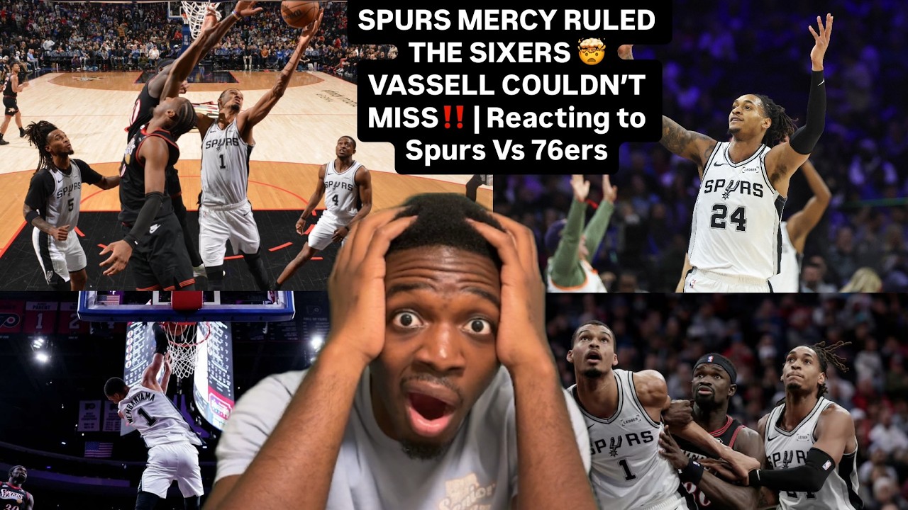 THE SPURS MERCY RULED THE SIXERS!! | Reacting to Spurs Vs 76ers | 3/3/26